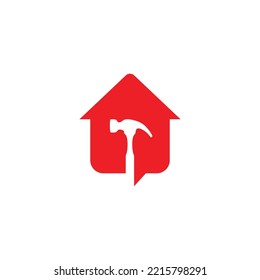 Home improvement logo, home building logo, home improvement icon