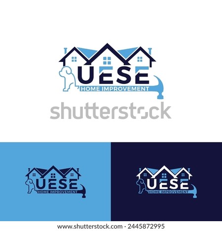 Home Improvement logo design. Adobe Illustrator new logo creation for home improvement.