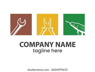 home improvement logo vector illustration