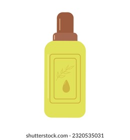 Home incense, aroma diffuser. Essential oil, water soluble. Vector illustration.