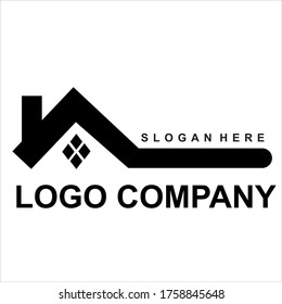 Home industry vector logo design illustration