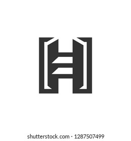 home initial logo template