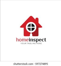 Logotipo de inspección en casa