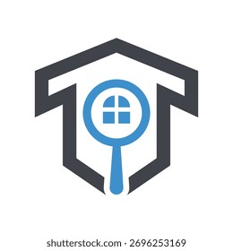 Página inicial Inspecionar modelo de vetor de logotipo