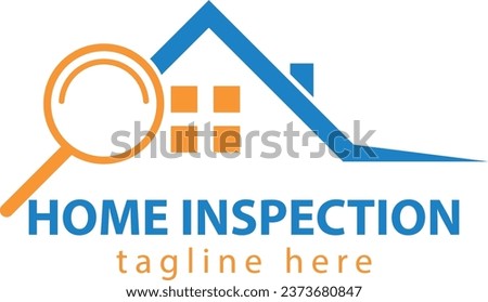 home inspection logo vector icon