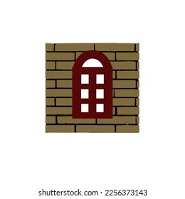 Farbsymbol des Hausinspektors, Vektorgrafik. Hausinspekteur-Schild. einzelne Symbolgrafik.Vektorgrafik