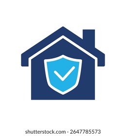 home insurance colored icon symbol vector design good for web or mobile app