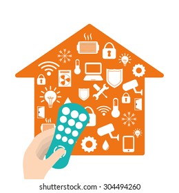 Home Insurance digital design, vector illustration 10 eps graphic