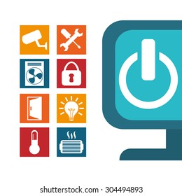 Home Insurance digital design, vector illustration 10 eps graphic