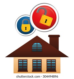 Home Insurance digital design, vector illustration 10 eps graphic