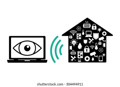 Home Insurance digital design, vector illustration 10 eps graphic