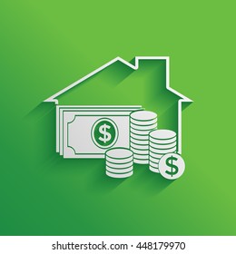 Home insurance icon.