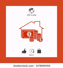 Home insurance icon. Elements for your design