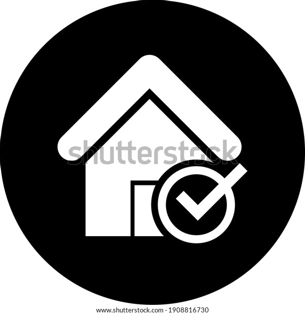 Home insurance icon. Home security, home protect,
home money icon.