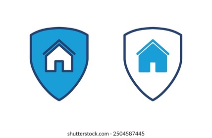 home insurance icon vector. home protection icon