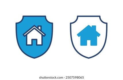 home insurance icon vector. home protection icon
