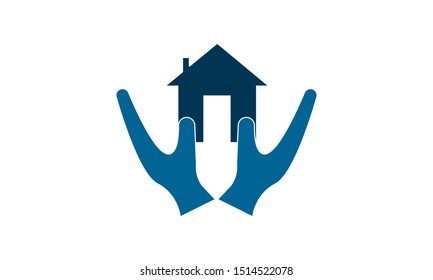 Home insurance icon vector. Simple flat symbol. Perfect  pictogram illustration on white background.
