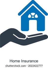 Home Insurance Plan Icon Concept