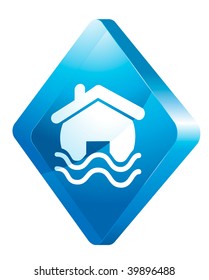 home insurance, vector icon