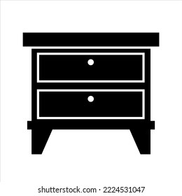 Icono de diseño interior del hogar, icono del sofá, sala de estar, ilustración vectorial. Diseño plano.
