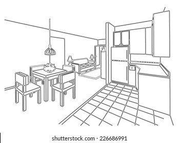Home Interior drawing