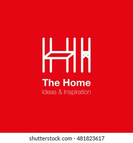 The Home and interior Logo design. Vector logo template. Home ideas and inspiration.