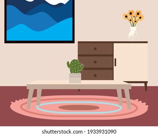 home interior table picture carpet
