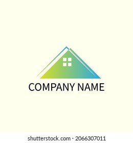 Home interior and technology logo concept