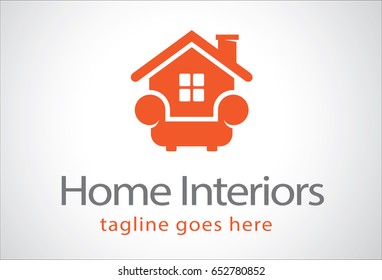 Home Interiors Logo Template Design