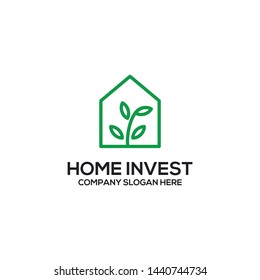 Home Investment  Logo Design Template