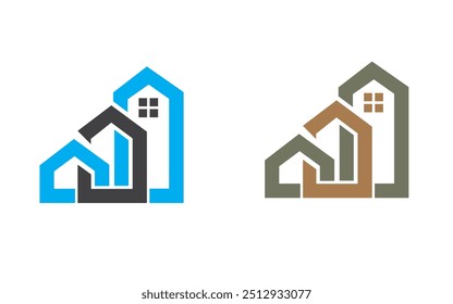 Home investment logo design template vector