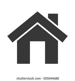 home isolated icon vector illustration design