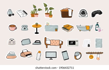 Home Item Collection Hand Draw