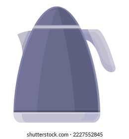 Home kettle icon cartoon vector. Ceramic pot. Coffee pot