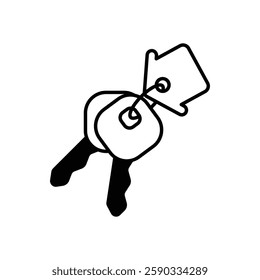 Home Key icon vector stock illustration