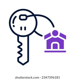 icono de la clave principal para tu sitio web, móvil, presentación y diseño de logotipo.