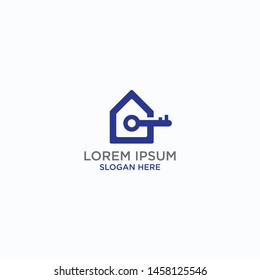 Home key logo design template for use any purpose