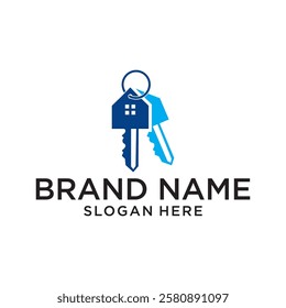 Home key logo design vector,editable eps 10