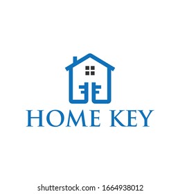 Home Key logo. Vector graphic design