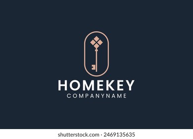 home key logo vector icon illustration