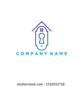 Home Key Logo Vector Real Estate