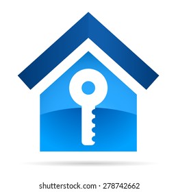 home, key, real estate - icon