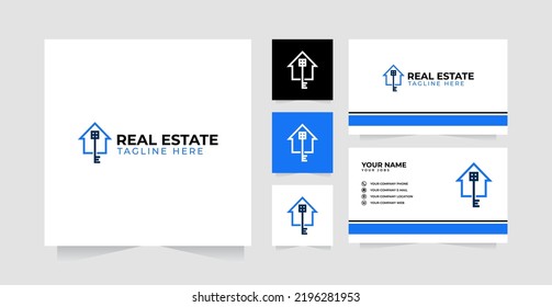 Home-Key oder Real-Vektorgrafik-Logo