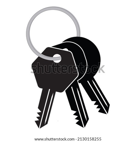 home key vector icon safe key vehicle key