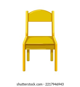 home kid chair cartoon. home kid chair sign. isolated symbol vector illustration