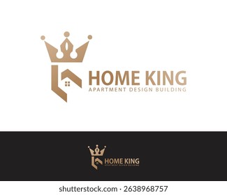 home king logo creative shield design concept crown protection