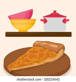 Home Kitchen concept  about supplies icons design, vector illustration 10 eps graphic.