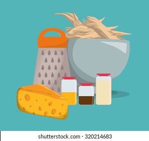 Home Kitchen concept  about supplies icons design, vector illustration 10 eps graphic.