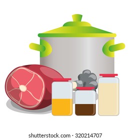 Home Kitchen concept  about supplies icons design, vector illustration 10 eps graphic.