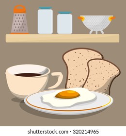 Home Kitchen concept  about supplies icons design, vector illustration 10 eps graphic.